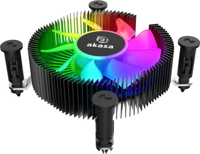Ftohës CPU Akasa Vegas Chroma ILG, low profile, ventilator 75mm PWM, me drita RGB