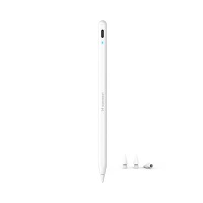 Stilolaps për tablet Wozinsky WRA-08, USB-C, karikim i shpejtë, i bardhë