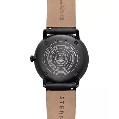 Orë burrash Sternglas Naos Edition Bauhaus III S01-NAB15-CA01, gri