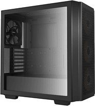 Kuti kompjutri Deepcool CG560 me furnizim PF650, mid tower, 650W, xham i temperum, e zezë