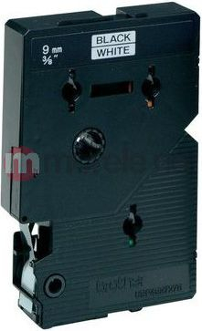 Лента за етикетирање Brother TC-241, 9mm, црн печат, бела
