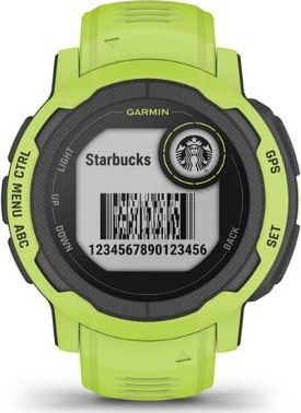 Спортски часовник Garmin Instinct 2, GPS, издржлив, зелен