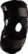 Држач за колено Allright Knee Support With Stabilizer, неопрен, со странични шини, црна