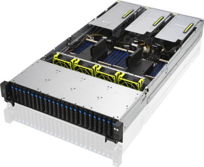 Server rack ASUS RS720A-E11-RS24U, 2U, 24x 2.5", argjend