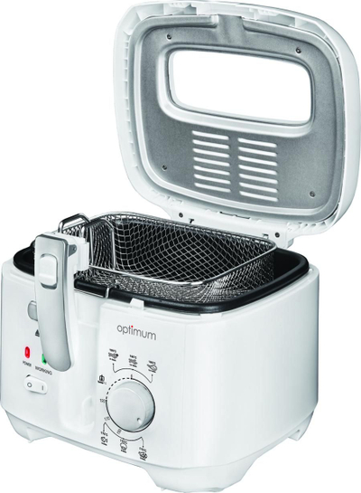 Фритеза Optimum FT 2507, 2.5L, 1800W, бела