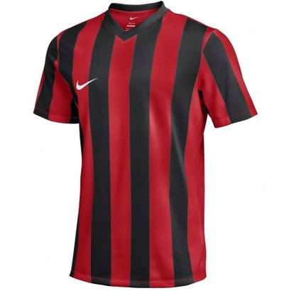 Fanellë futbolli Nike Stripe Division V, Dri FIT, L, e kuqe e zezë