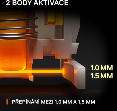Tastierë SteelSeries Apex 9 TKL, US, e zezë