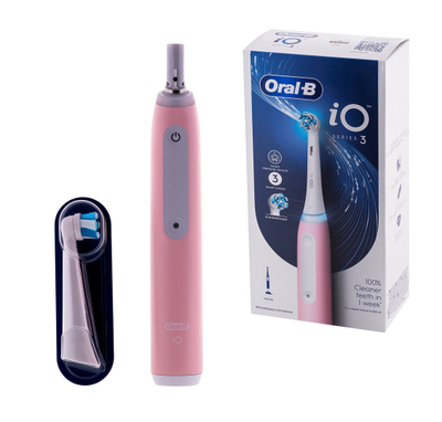 Furçë dhëmbësh elektrike Oral-B iO Series 3, 3 modalitete, sensor presioni, rozë