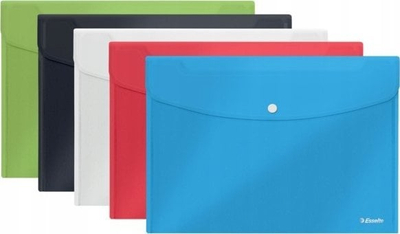 Dosje plastike Rexel Choices Popper Wallet, A5, kapacitet 25 fletë, ngjyra të përziera