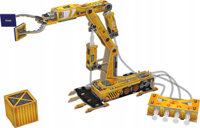 Едукативен сет CubicFun Make Your Own Hydraulic Robotic Arm, National Geographic, хидраулична роботска рака