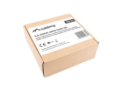 Kabllo HDMI Lanberg CA-HDMI-20FB-0300-BK, 30m, 4K, e zezë