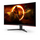 Monitor AOC G2 C32G2ZE/BK, 31.5", 1920 x 1080, Full HD, 240 Hz, i zi