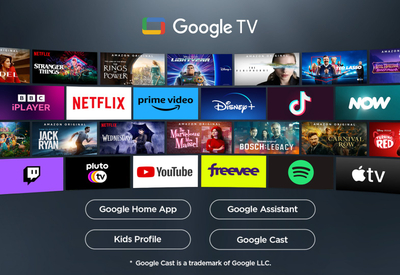 Televizor TCL 55V6C, 55", 4K Ultra HD, Smart Google TV, i zi