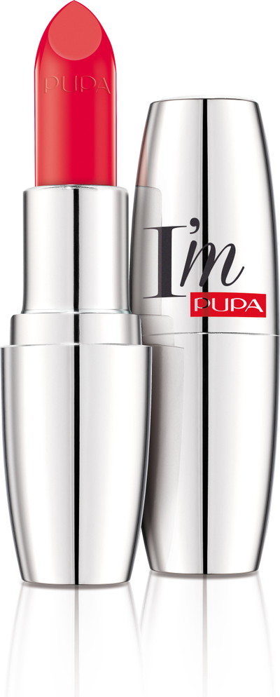 Ruj buzësh Pupa Absolute Shine Cream 301 Poppy, 3.5g, e kuqe me shkëlqim