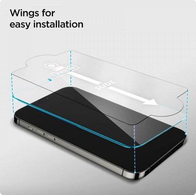 Set mbrojtës për telefon Spigen Crystal Pack, për iPhone 13 Pro Max, i tejdukshëm