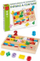 Set edukimi druri Tooky Toy për matematikë, me abakus dhe orë, shumëngjyrësh