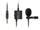 Mikrofon lavalier IK Multimedia iRig Mic Lav, set 2 copë, për telefona, i zi