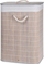 Shportë rrobash Bamboo Laundry Basket, bambu, 40x30x60cm, gri