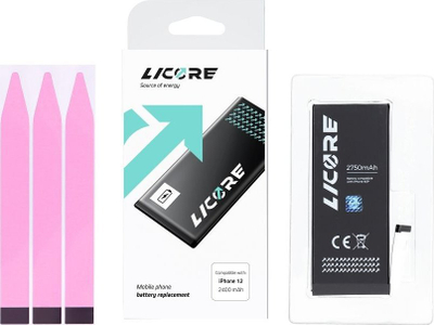 Bateri Licore për iPhone 12 / 12 Pro, 2815 mAh, litium-jon