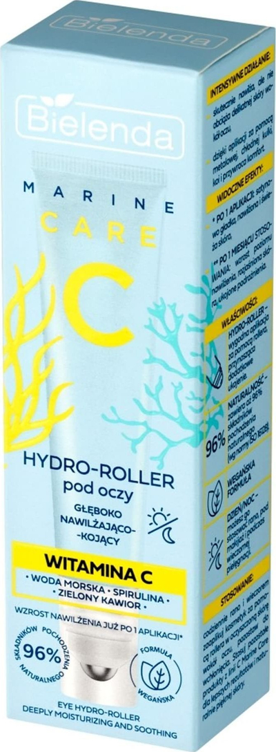 Roller për nën sy Bielenda C Marine Care, për hidratim edhe qetësim, 15 ml