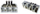 Adapter kalues Apator RBK00 1119510048T, 3 klema V, me kapak transparent