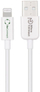 Kabllo Lightning Microconnect ECO LIGHTNING1, 1m, USB A 2.0, e bardhë