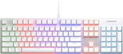 Tastierë gaming Cougar ULTIMUS EX Linear Red, mekanike, RGB, e bardhë