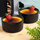 Set ramekin-ësh porcelani, 260 ml, 2 copa, të zezë