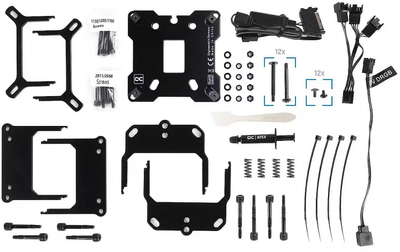 Ftohës uji AiO Alphacool Eisbaer 360 Aurora 1.1, radiator 360mm, ARGB, i zi