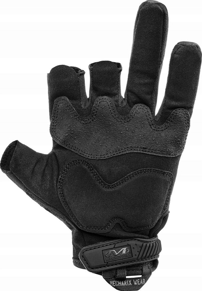 Doreza taktike Mechanix M-Pact Trigger Finger, me mbrojtje gome, kap ekran prekje, të zeza