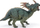 Figurinë dinosauri Papo Styracosaurus, e bojrrosur me dorë, për koleksion, shumëngjyrëshe