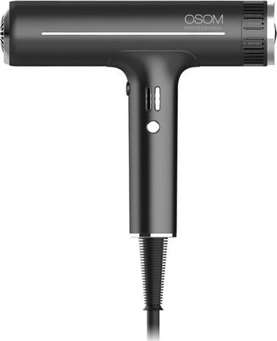 Tharëse flokësh OSOM Professional OSOMDF56HD, motor BLDC, 1600 W, gri metalike