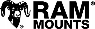 Bazë montuese RAM Mounts RAM-202U-12, top 1.5", dy vrima 1.5", e zezë