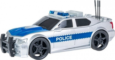 Makinë lodër policie Smily Play SP83987, me dritë, me zë, bardhë kaltëroshe