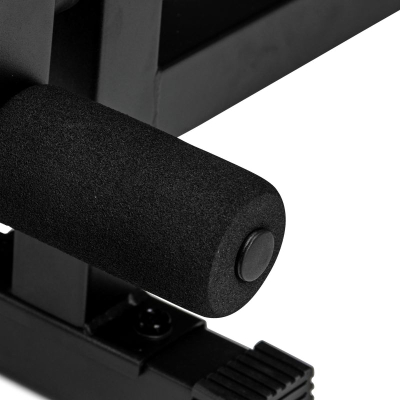 Stol forcimi VirtuFit Multifunctional Deluxe, shpinore e rregullueshme, mbajtëse për biceps, i zi
