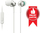 Dëgjuese Sony MDR-EX110APW, të bardha
