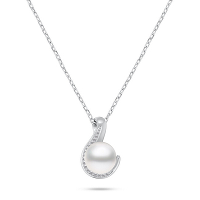 Set qafore + vathë Brilio Silver, të bardhë