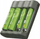 Karikues baterish GP Batteries GP Recharge B441 me USB, set me 2 bateri AA 2100mAh edhe 2 bateri AAA 800mAh