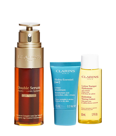Set për fytyrë Clarins Double Serum Light Collection