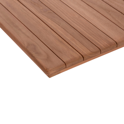 Sipërfaqe tavoline HomeMarkt HM18136, dru teak masiv, 70x70x4 cm, natyrale