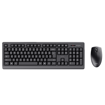 Set tastierë dhe maus Trust Primo Wireless, të zi