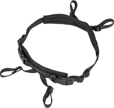 Adaptor paniku për shtrënguese qeni Trixie, 59-92cm, 25mm, i zi