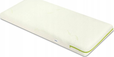 Dyshek shtesë Visco-Foam Coconut Aloe Vera, 90x40 cm, 9 cm i trashë, i bardhë