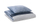 Set mbulojë jorgani RITA, 150x210 cm, satin pambuku, blu denim