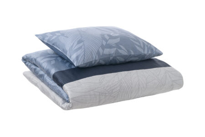 Set mbulojë jorgani RITA, 150x210 cm, satin pambuku, blu denim
