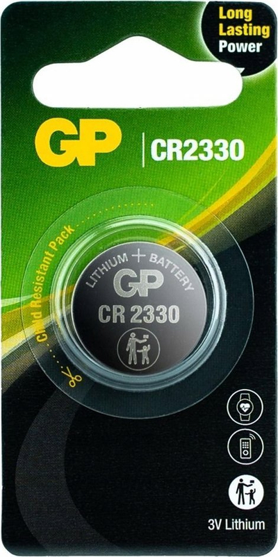 Bateri litiumi monedhë GP CR2330, 3V, 1 copë