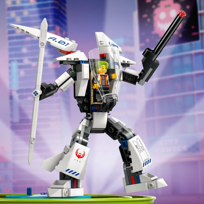 Set për me ndërtu LEGO City 60421 Robot World, park me tren ashensori, 8+ vjeç, shumëngjyrësh