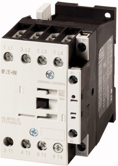 Kontaktor Eaton DILMP32-10, 32A AC-1, 4P 230V AC, gri
