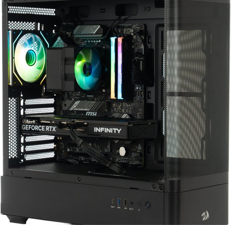 Kompjuter gaming Game X G100, Ryzen 5 5600G, 16GB RAM, 512GB SSD