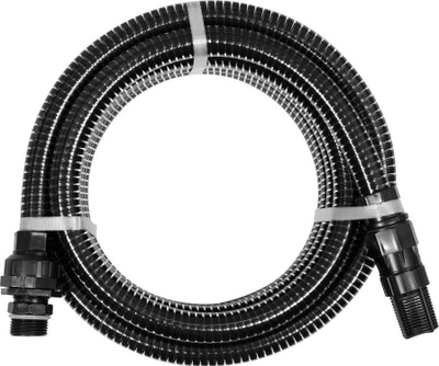 Zorrë thithëse për pompë, 7m, valvul 1", PVC, jeshile